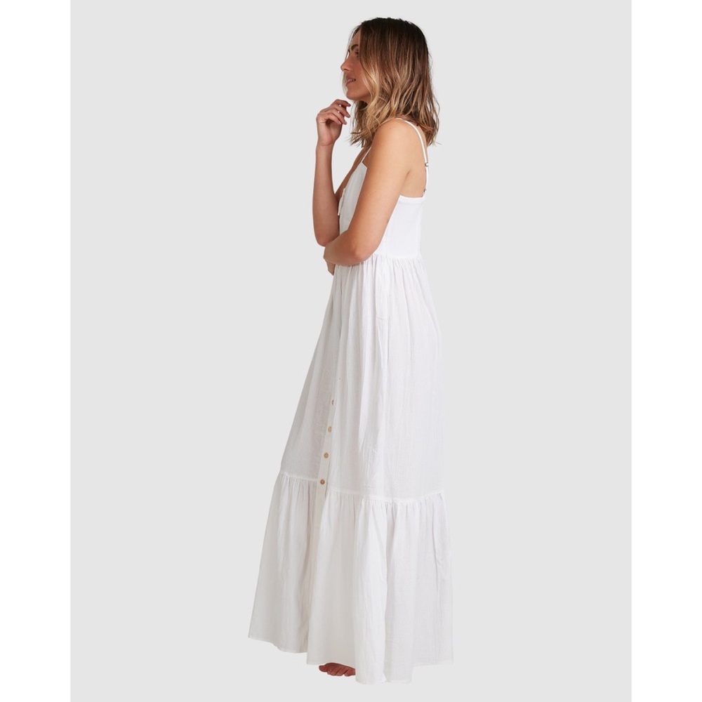 Billabong White Maxi Franca Dress 𓇬☽ - Picture 2 of 8